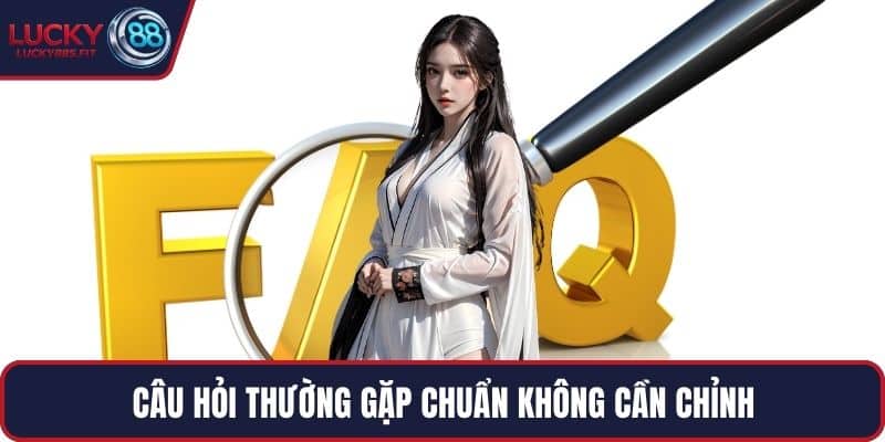 Câu hỏi thường gặp chuẩn không cần chỉnh