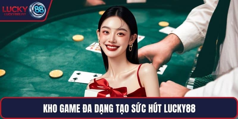 Kho game đa dạng tạo sức hút LUCKY88